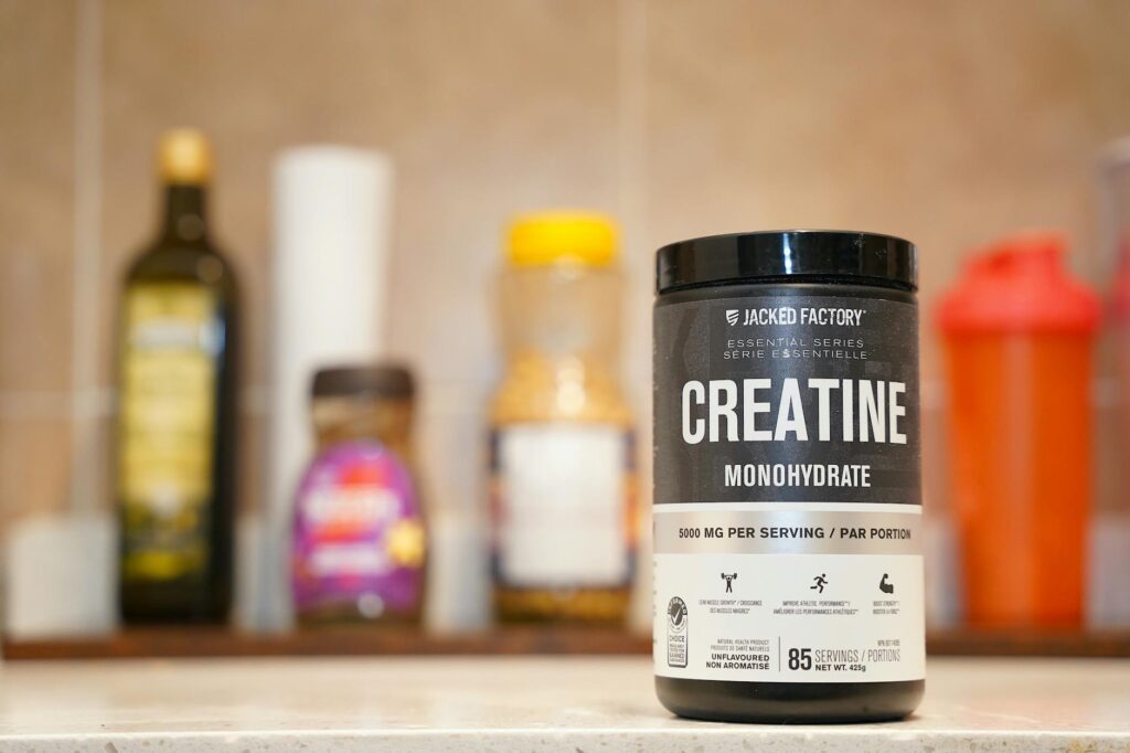 creatine supplement powder fitness nutrition